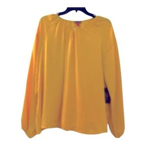 Vince Camuto Mustard yellow Blouse size XL
Full sleeves, generous cut,flowy.
